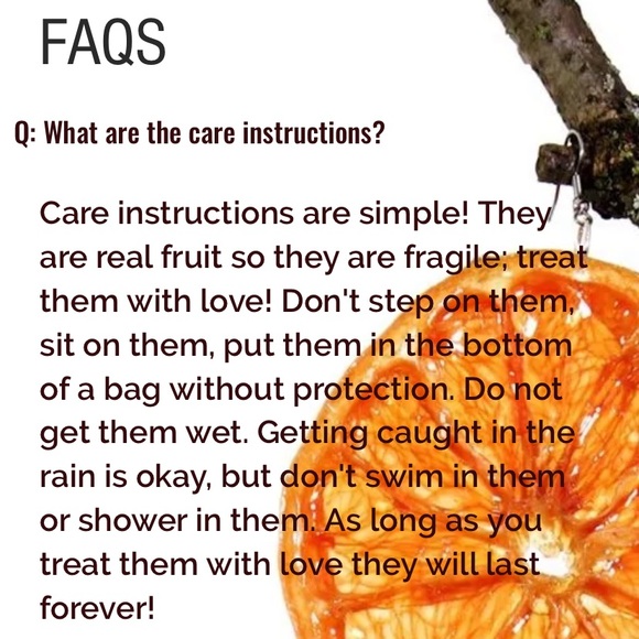 Real Lemon Earrings - Picture 5 of 8